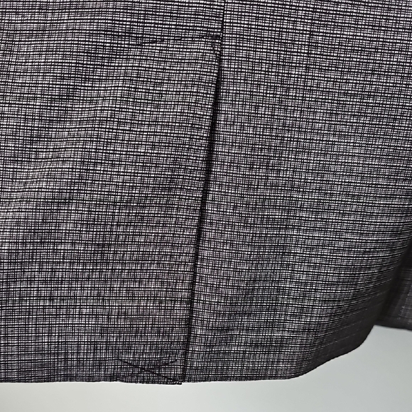 212 Collection Preppy Office NWT Size 14 Black Plaid Tailored One Button Blazer - Picture 7 of 8